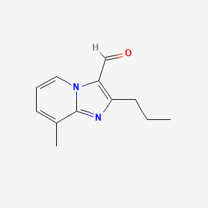 8-Methyl-2-propylimidazo[1,2-A]pyridine-3-carbaldehyde