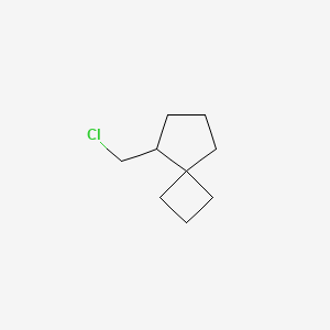 molecular formula C9H15Cl B13305183 5-(Chloromethyl)spiro[3.4]octane 