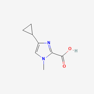 4-Cyclopropyl-1-methyl-1h-imidazole-2-carboxylic acid