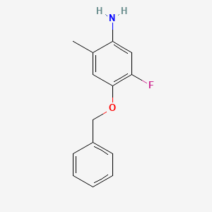 4-(Benzyloxy)-5-fluoro-2-methylaniline