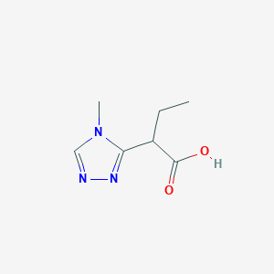 2-(4-Methyl-4H-1,2,4-triazol-3-yl)butanoic acid