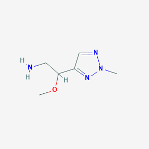 2-Methoxy-2-(2-methyl-2H-1,2,3-triazol-4-yl)ethan-1-amine