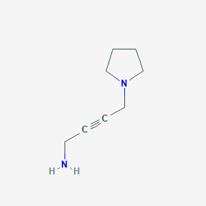 2-Butyn-1-amine, 4-(1-pyrrolidinyl)-