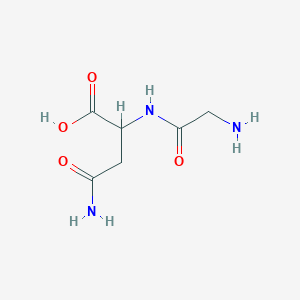 molecular formula C6H11N3O4 B1330529 甘氨酰-D-天冬酰胺 CAS No. 24667-21-8
