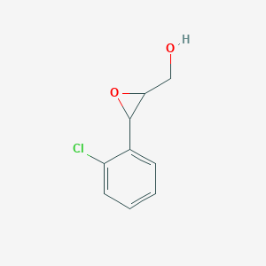 molecular formula C9H9ClO2 B13305370 [3-(2-Chlorophenyl)oxiran-2-yl]methanol 