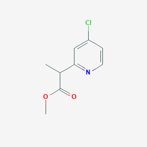 Methyl 2-(4-chloropyridin-2-yl)propanoate