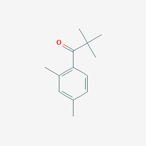 molecular formula C13H18O B1330539 1-(2,4-二甲基苯基)-2,2-二甲基丙-1-酮 CAS No. 7396-99-8