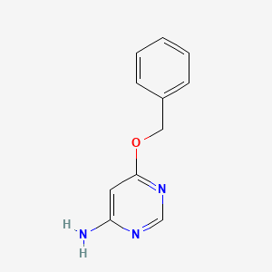 molecular formula C11H11N3O B1330542 6-(Benzyloxy)pyrimidin-4-amine CAS No. 60722-75-0