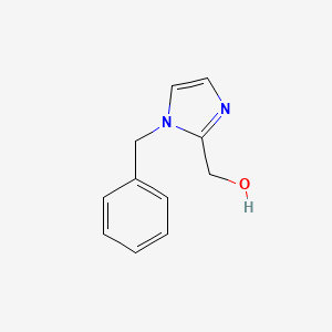 molecular formula C11H12N2O B1330546 (1-Benzyl-1H-imidazol-2-yl)methanol CAS No. 5376-10-3