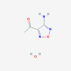 1-(4-Amino-1,2,5-oxadiazol-3-yl)ethan-1-one hydrate