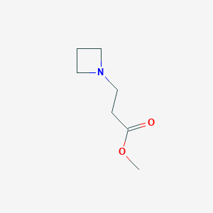 molecular formula C7H13NO2 B1330551 Methyl 3-(azetidin-1-yl)propanoate CAS No. 502144-09-4