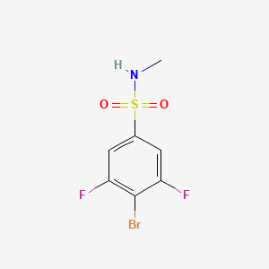 4-Bromo-3,5-difluoro-N-methylbenzene-1-sulfonamide