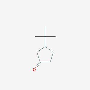 molecular formula C9H16O B1330556 3-(叔丁基)环戊酮 CAS No. 5581-94-2