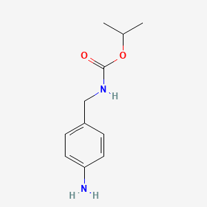 Propan-2-yl N-[(4-aminophenyl)methyl]carbamate