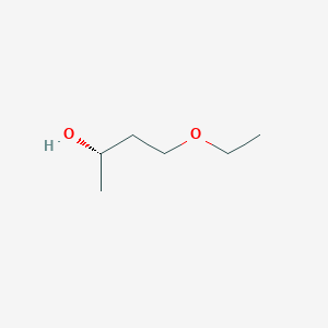 molecular formula C6H14O2 B13305619 (2S)-4-Ethoxybutan-2-ol 