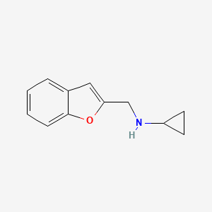 N-(1-benzofuran-2-ylmethyl)cyclopropanamine