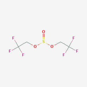 molecular formula C4H4F6O3S B1330563 Bis(2,2,2-trifluoroethyl) sulfite CAS No. 53749-89-6