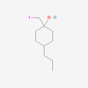 1-(Iodomethyl)-4-propylcyclohexan-1-ol