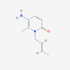 5-Amino-1-(but-2-en-1-yl)-6-methyl-1,2-dihydropyridin-2-one