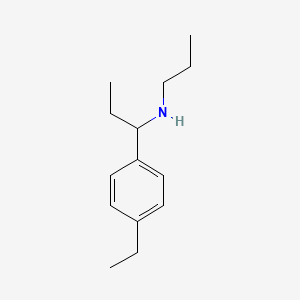 [1-(4-Ethylphenyl)propyl](propyl)amine