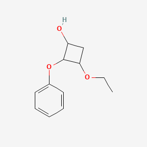 3-Ethoxy-2-phenoxycyclobutan-1-ol