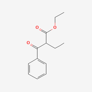 molecular formula C13H16O3 B1330570 2-苯甲酰丁酸乙酯 CAS No. 24346-56-3