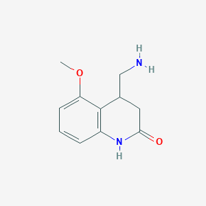 4-(Aminomethyl)-5-methoxy-1,2,3,4-tetrahydroquinolin-2-one