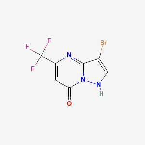 3-Bromo-5-(trifluoromethyl)pyrazolo[1,5-A]pyrimidin-7-OL