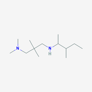 molecular formula C13H30N2 B13305766 [3-(Dimethylamino)-2,2-dimethylpropyl](3-methylpentan-2-yl)amine 