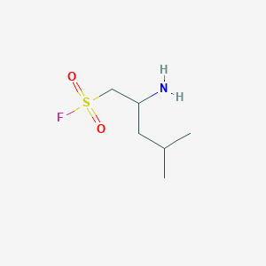 2-Amino-4-methylpentane-1-sulfonyl fluoride