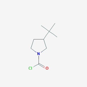 3-Tert-butylpyrrolidine-1-carbonyl chloride