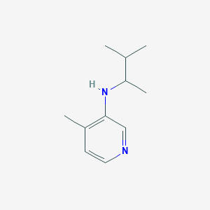 4-methyl-N-(3-methylbutan-2-yl)pyridin-3-amine