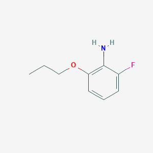 molecular formula C9H12FNO B13306024 2-Fluoro-6-propoxyaniline 