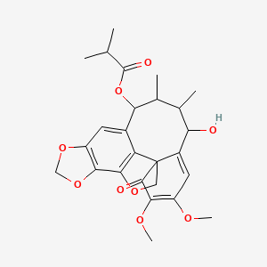 molecular formula C26H30O9 B13306033 LongipedlignanI 