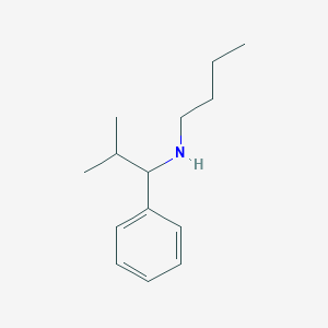 Butyl(2-methyl-1-phenylpropyl)amine