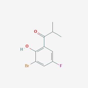 1-(3-Bromo-5-fluoro-2-hydroxyphenyl)-2-methylpropan-1-one