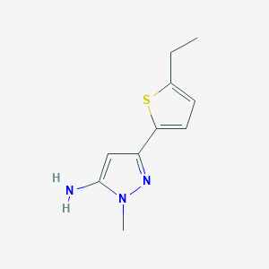 3-(5-ethylthiophen-2-yl)-1-methyl-1H-pyrazol-5-amine