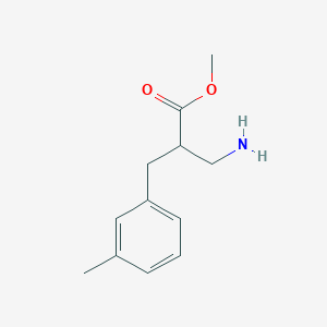 Methyl 3-amino-2-[(3-methylphenyl)methyl]propanoate