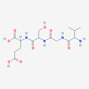 molecular formula C15H26N4O8 B1330616 缬-甘-丝-谷 CAS No. 61756-22-7
