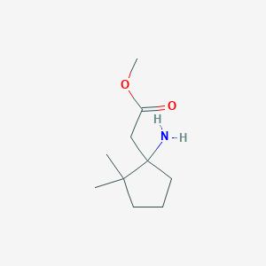 Methyl 2-(1-amino-2,2-dimethylcyclopentyl)acetate