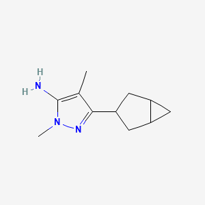 3-(Bicyclo[3.1.0]hexan-3-YL)-1,4-dimethyl-1H-pyrazol-5-amine