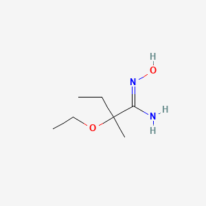 2-Ethoxy-N'-hydroxy-2-methylbutanimidamide