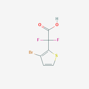 2-(3-Bromothiophen-2-yl)-2,2-difluoroacetic acid