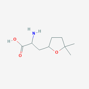 2-Amino-3-(5,5-dimethyloxolan-2-yl)propanoic acid