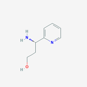 (3S)-3-amino-3-(pyridin-2-yl)propan-1-ol