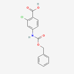 4-{[(Benzyloxy)carbonyl]amino}-2-chlorobenzoic acid