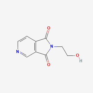 molecular formula C9H8N2O3 B1330632 2-(2-Hydroxyethyl)pyrrolo[3,4-c]pyridine-1,3-dione CAS No. 87544-89-6