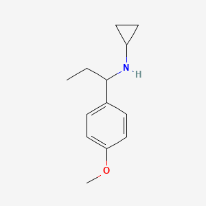 N-[1-(4-Methoxyphenyl)propyl]cyclopropanamine