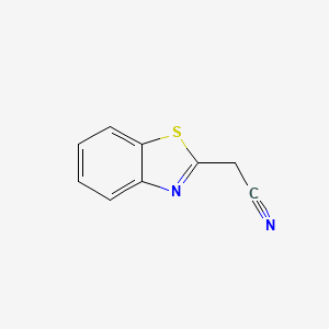 molecular formula C9H6N2S B1330634 苯并噻唑-2-乙腈 CAS No. 56278-50-3