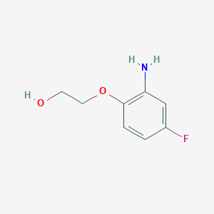 2-(2-Amino-4-fluorophenoxy)ethan-1-OL